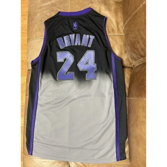 Adidas Kobe Bryant #24 LA Lakers Black Purple Limited Edition - Main Image